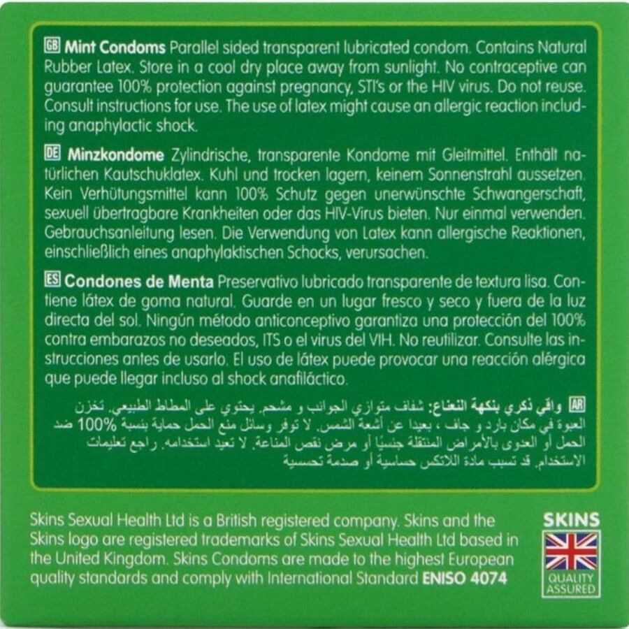 SKINS - Natural Condoms 4 Pack