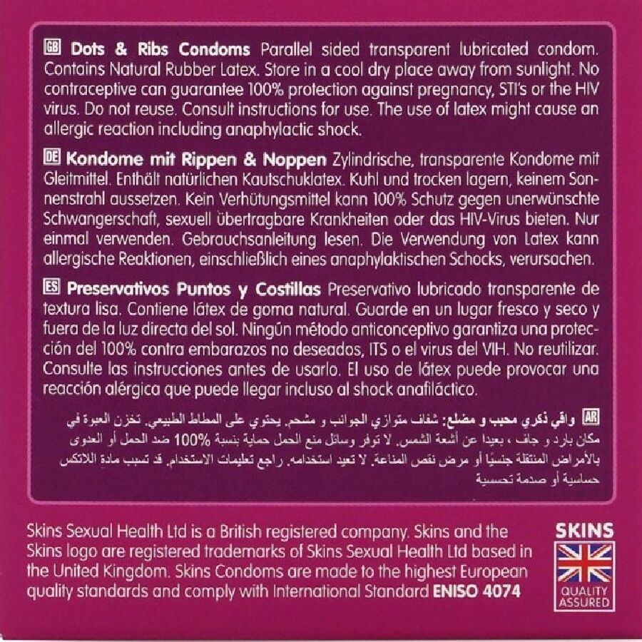 SKINS - Natural Condoms 4 Pack