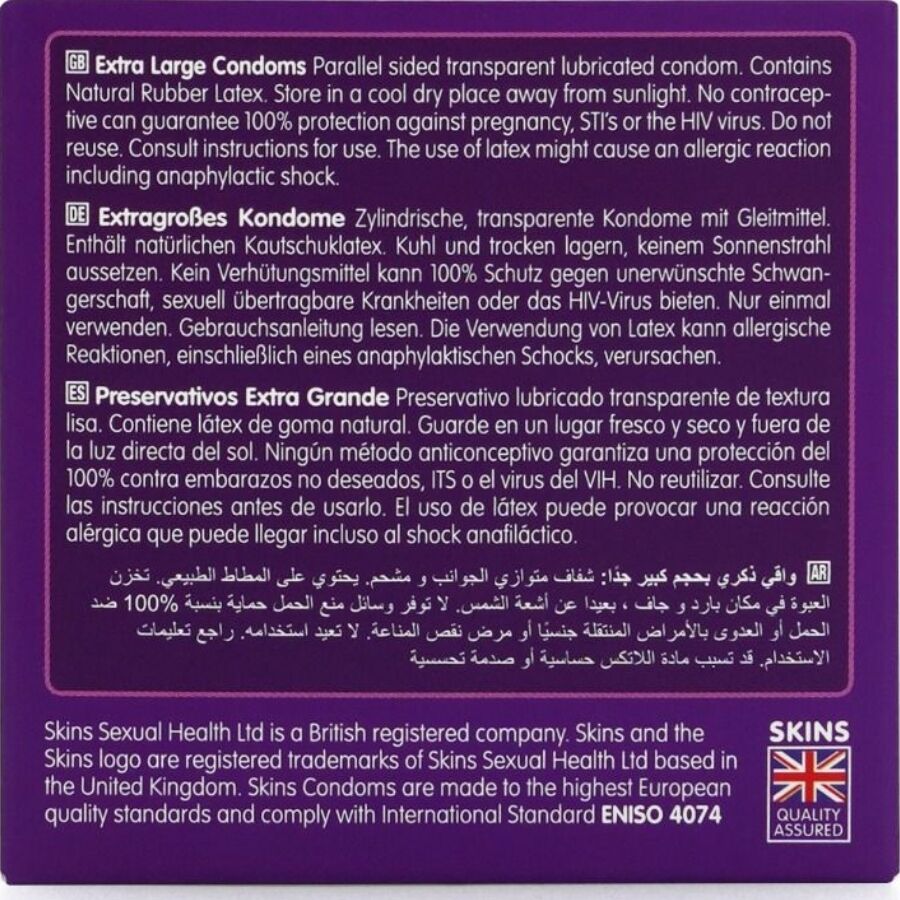 SKINS - Natural Condoms 4 Pack