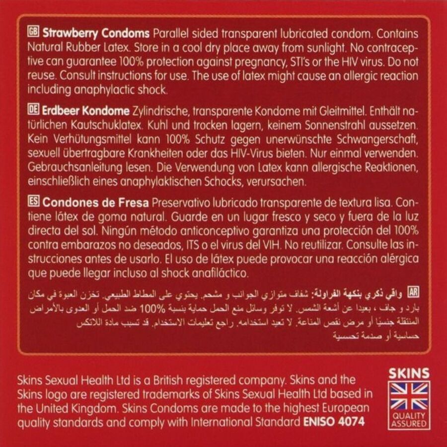 SKINS - Natural Condoms 4 Pack