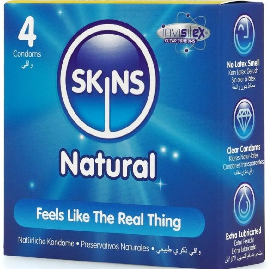 SKINS - Natural Condoms 4 Pack