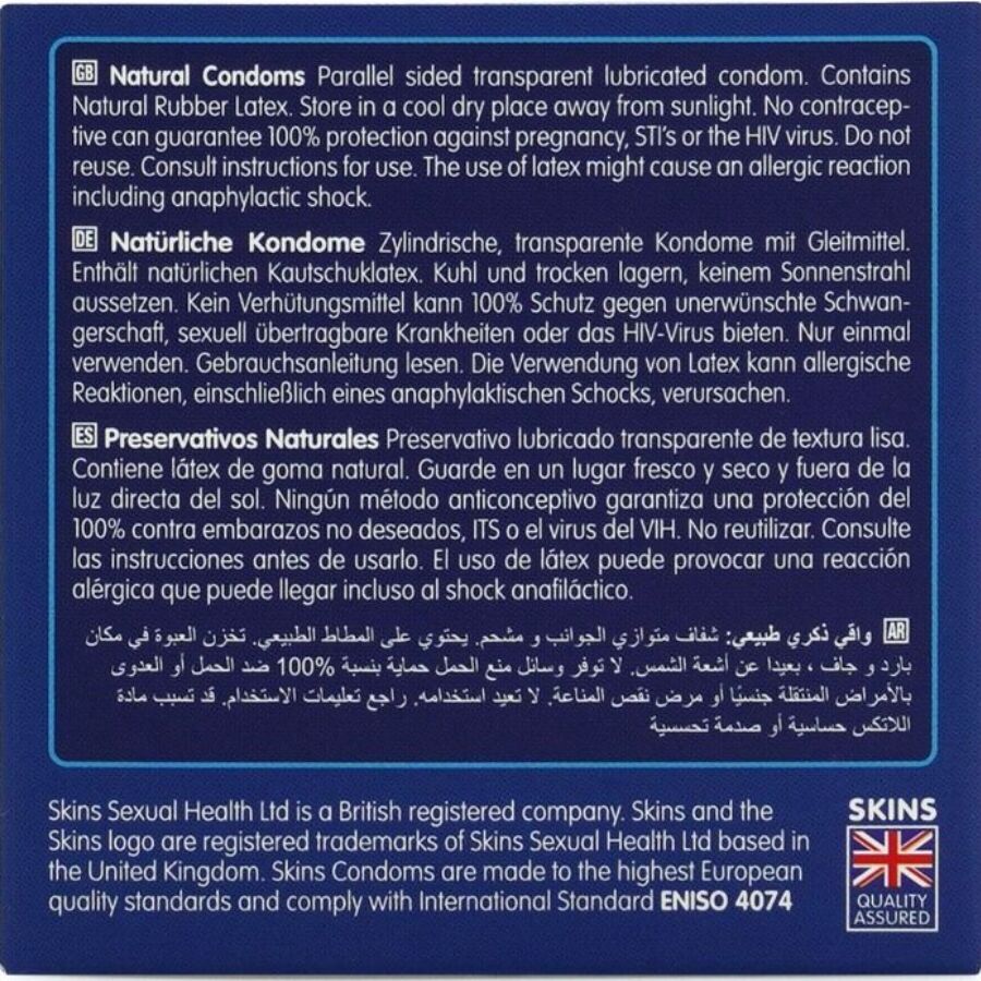 SKINS - Natural Condoms 4 Pack
