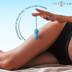 INTENSE Charli Kegel Ball Kit – 3 Progressive Pelvic Floor Training Balls (Ocean Blue / Light Jade Green / Violet)
