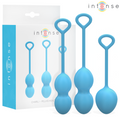 INTENSE Charli Kit de Bolas Kegel – Set Progresivo de 3 Niveles (Ocean Blue / Light Jade Green / Violet)