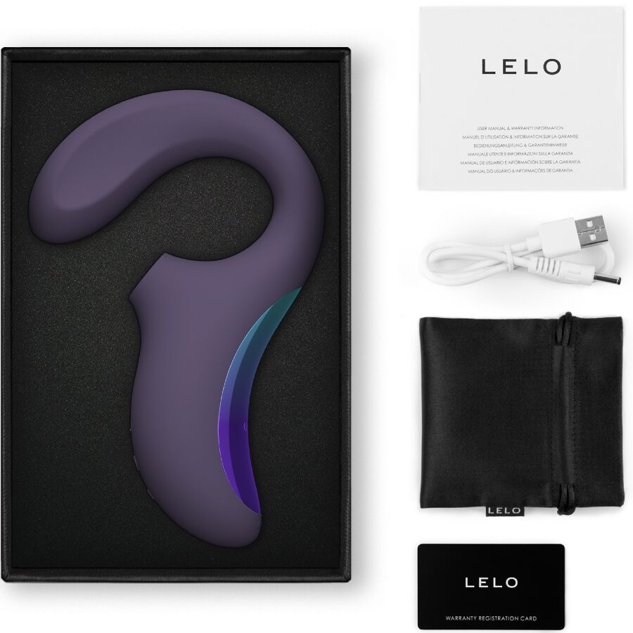 LELO ENIGMA WAVE™ Triple Vibration Massager – Cyber Purple / Black
