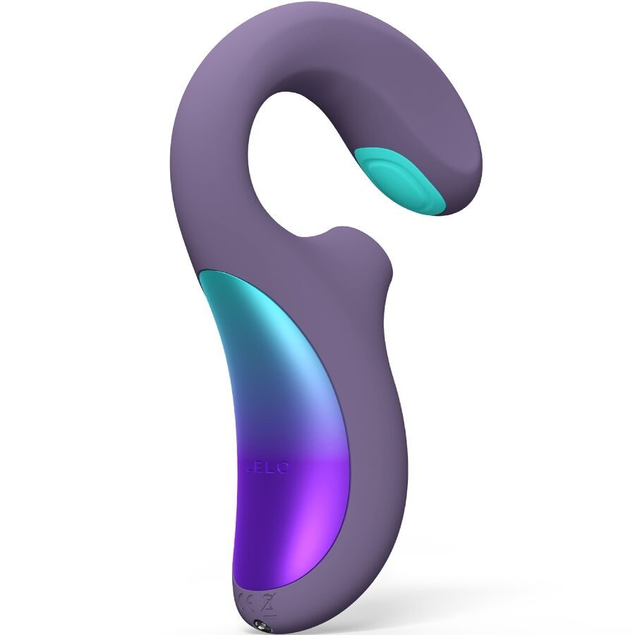 LELO | ENIGMA™ Double Sonic – Vibrador Punto A y Punto G – Negro y Cyber Purple