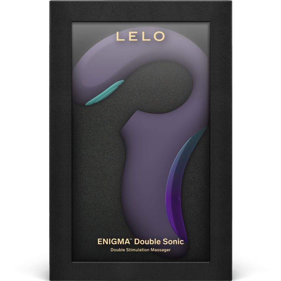 VIBRADOR DOBLE SÓNICO LELO ENIGMA™ – Estimulación del punto A y del punto G en Morado Cibernético/Negro