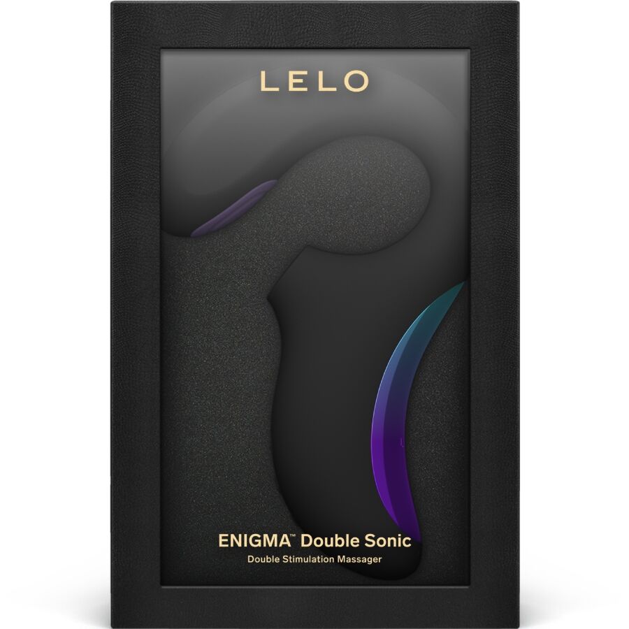 VIBRADOR DOBLE SÓNICO LELO ENIGMA™ – Estimulación del punto A y del punto G en Morado Cibernético/Negro