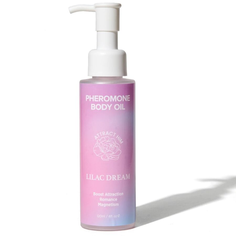 EYE OF LOVE Bloom aceites corporales con feromonas para ella – Sunny Daze & Lilac Dream (120 ml)
