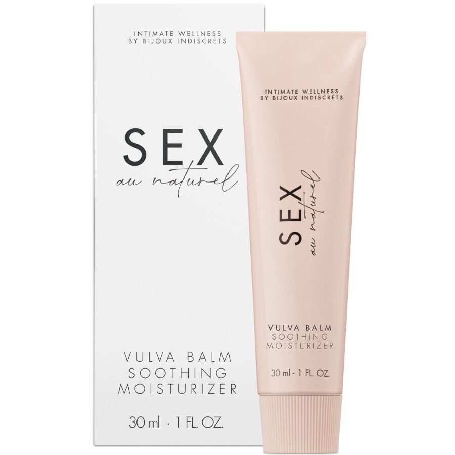 BIJOUX INDISCRETS Sex au Naturel Bálsamo Vulvar – Hidratante Íntimo Calmante 30 ml