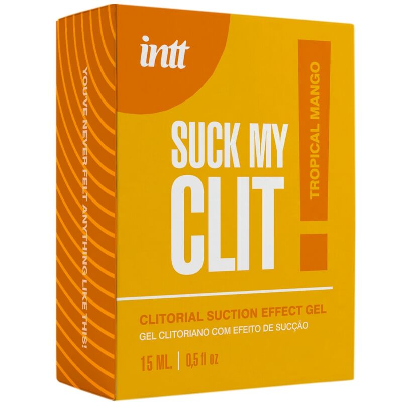 INTT | Sensual Suction – Suck My Clit Clitoral Stimulating Gel (Tropical Mango & Wild Strawberry, 15 ml)