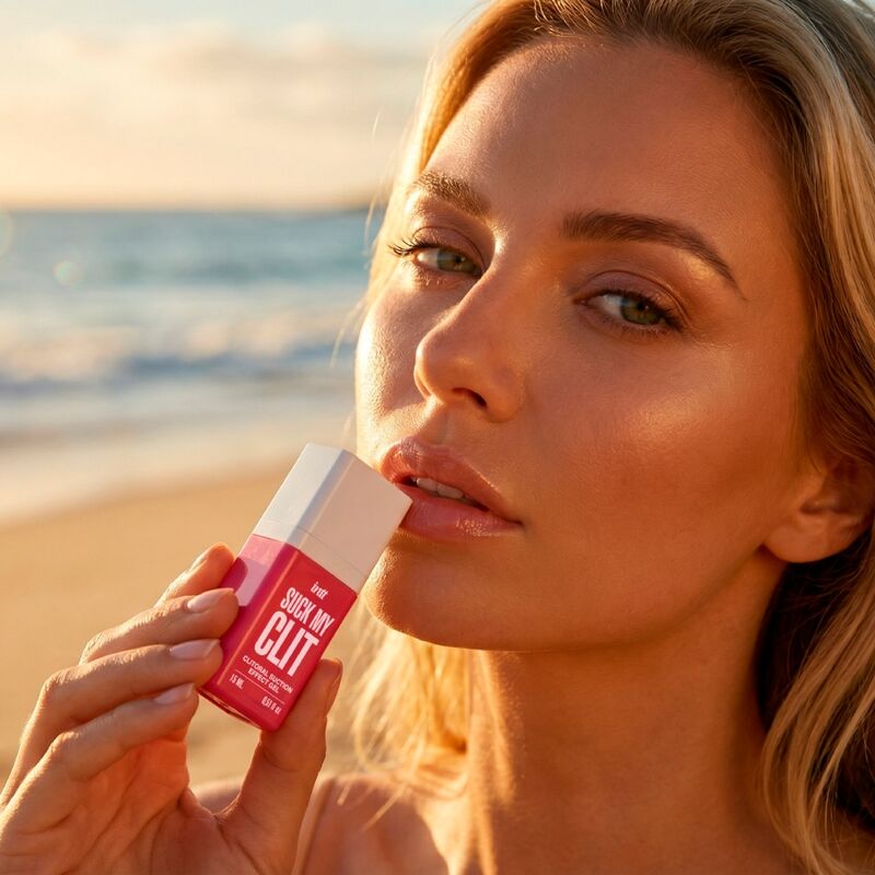 INTT | Sensual Suction – Suck My Clit Clitoral Stimulating Gel (Tropical Mango & Wild Strawberry, 15 ml)
