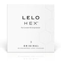 LELO - HEX Original Re-Engineered Latex Condoms 3 Pack