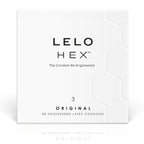 LELO - HEX Original Re-Engineered Latex Condoms 3 Pack