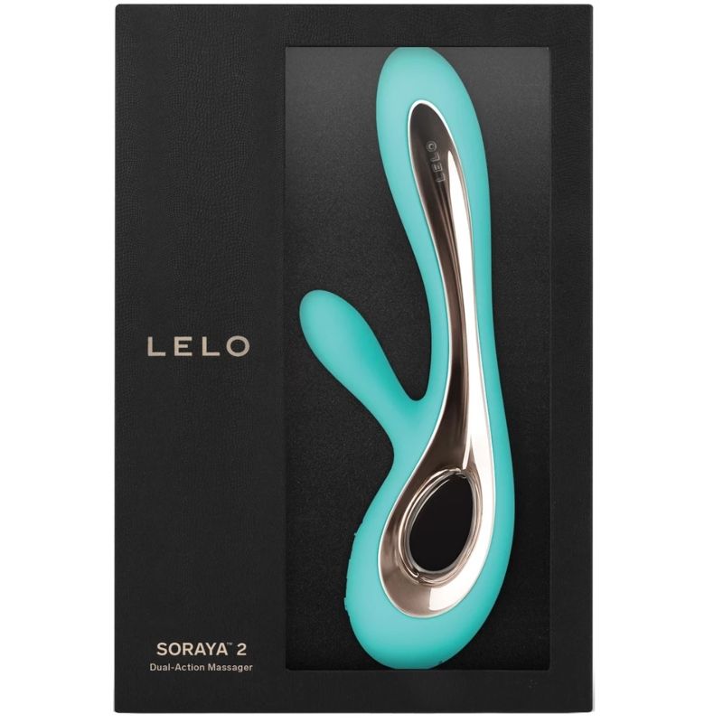 LELO – Vibrador SORAYA™ 2 Rabbit – Morado, Verde Agua y Negro