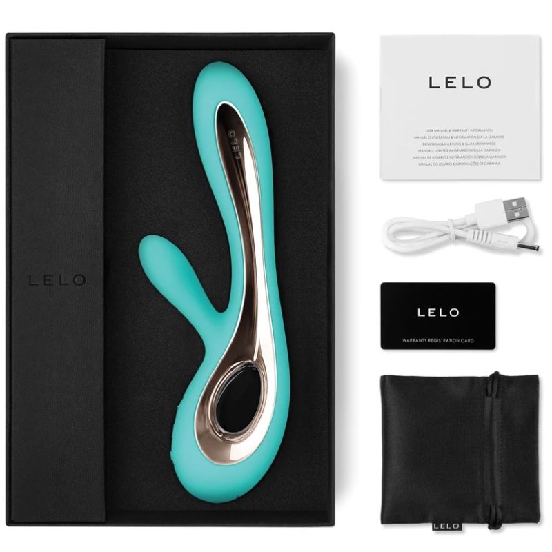 LELO – Vibrador SORAYA™ 2 Rabbit – Morado, Verde Agua y Negro