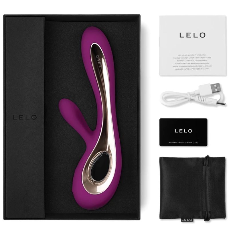 LELO – Vibrador SORAYA™ 2 Rabbit – Morado, Verde Agua y Negro