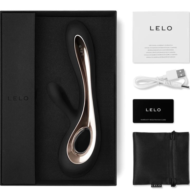 LELO – Vibrador SORAYA™ 2 Rabbit – Morado, Verde Agua y Negro