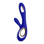 LELO – SORAYA™ Wave Rabbit Vibrator – Purple, Black & Midnight Blue