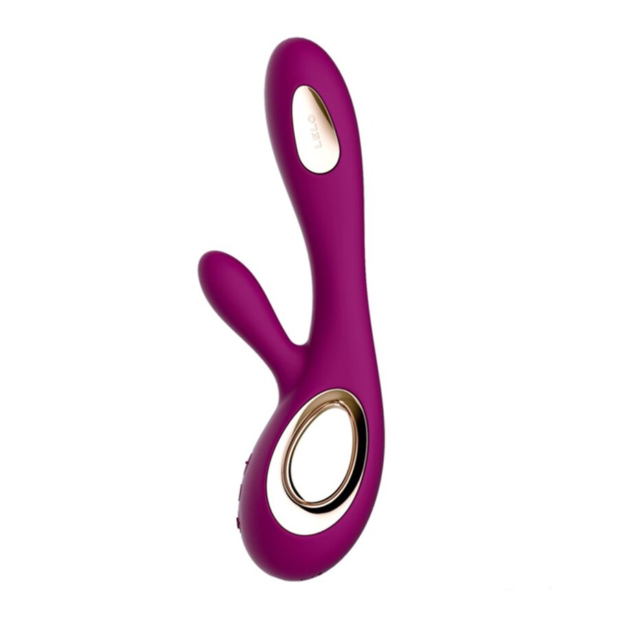 LELO – Vibrador SORAYA™ Wave Rabbit – Morado, Negro y Azul Medianoche