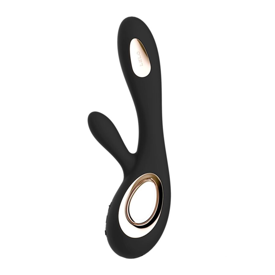LELO | SORAYA™ Wave Vibrador Rabbit – Morado, Negro y Azul Medianoche