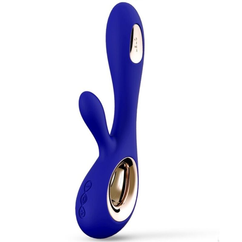 LELO – Vibrador SORAYA™ Wave Rabbit – Morado, Negro y Azul Medianoche