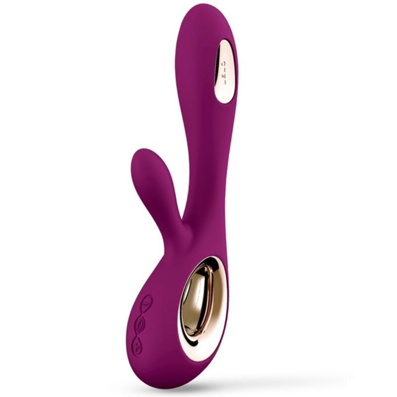 LELO – Vibrador SORAYA™ Wave Rabbit – Morado, Negro y Azul Medianoche