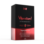 INTT | Strawberry Gel Vibrador – Vibración e Intensa Pulsación – 15 ml