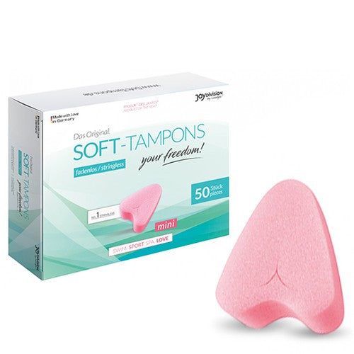 Soft-Tampons | Tampones menstruales discretos y cómodos: mini y normales (3, 10 o 50 unidades)
