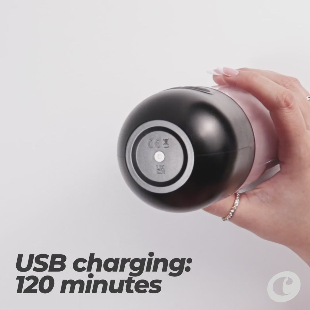 CRUSHIOUS | Slurpy – Masturbador desmontable 2 en 1 con estimulador tipo lengua, rotación y vibración – 22 cm