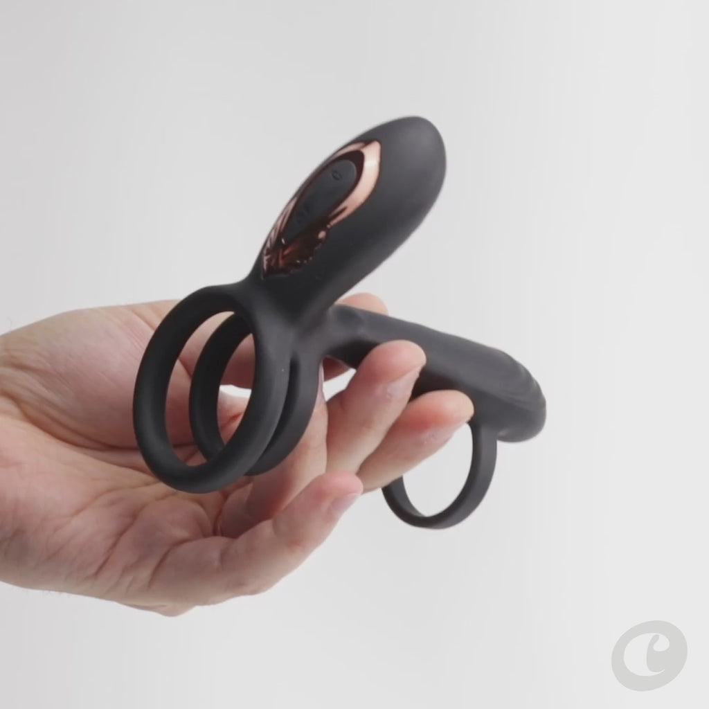 CRUSHIOUS Tornado Rotating Penis Sleeve – Vibrating G-Spot Stimulator