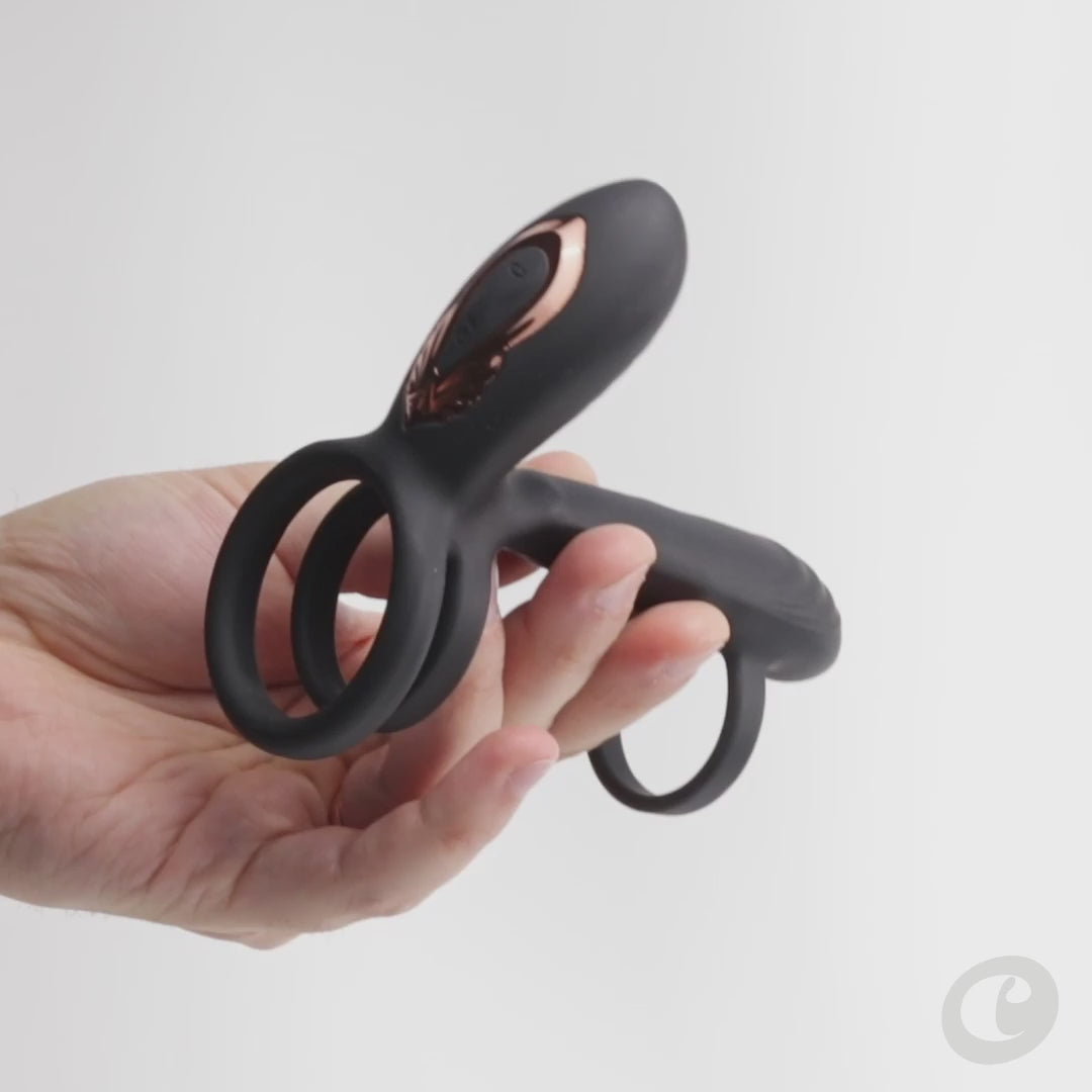CRUSHIOUS Tornado Rotating Penis Sleeve – Vibrating G-Spot Stimulator