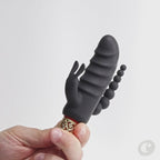 CRUSHIOUS | Romanov – Vibrador clásico tipo bala con funda de silicona extraíble (2 en 1) – 13,3 cm