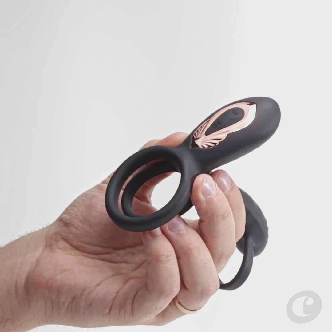 CRUSHIOUS Tornado Rotating Penis Sleeve – Vibrating G-Spot Stimulator